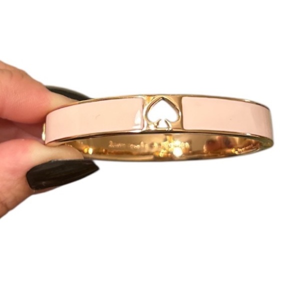 Kate Spade Pink and Gold Heart Bracelet - Picture 1 of 4